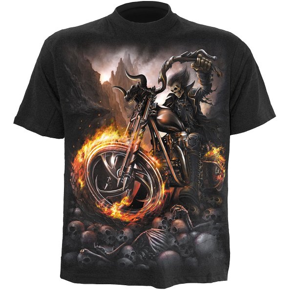 T-Shirt Wheels of Fire XXL schwarz bunt