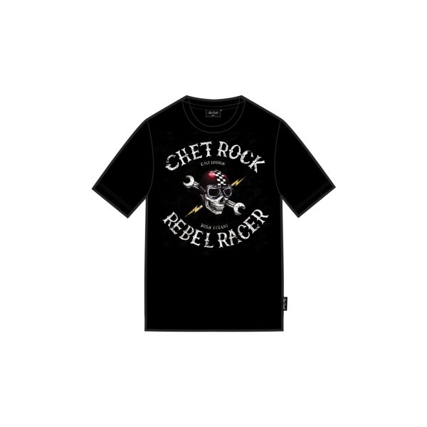 T-Shirt Rebel Racer L schwarz weiß