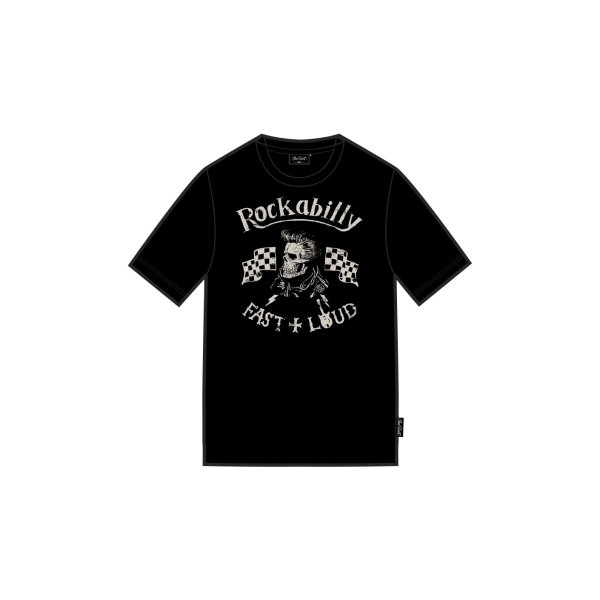 T-Shirt fast and loud XL schwarz weiß