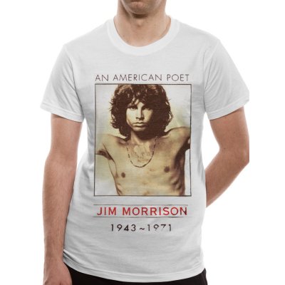 Doors Shirt  American Poet weiß