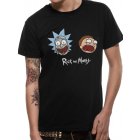 Rick and Morty Shirt XL Heads