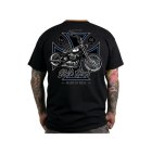 Männer T-Shirt XL Chopper Cross schwarz blau