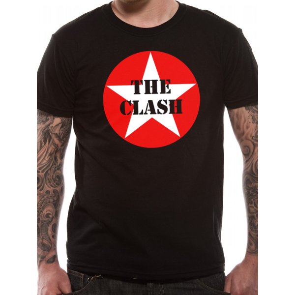 The Clash Shirt XL Star Badge schwarz