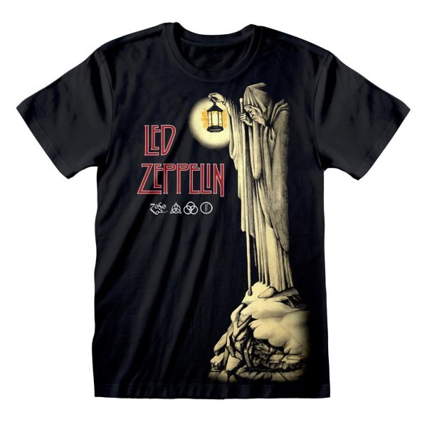 Led Zeppelin Shirt XL Hermit schwarz