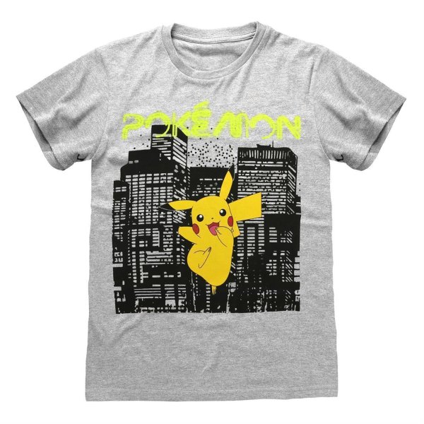 Pokemon Kindershirt 5-6 Jahre Pikachu Neon