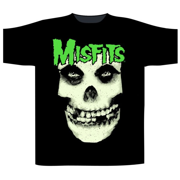 Mistfits Shirt M Jarek Skull schwarz grün