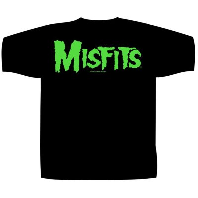 Mistfits Shirt M Jarek Skull schwarz grün