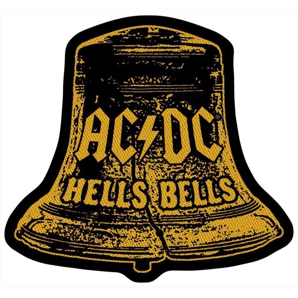 AC/DC Patch "Hells Bells" schwarz gelb
