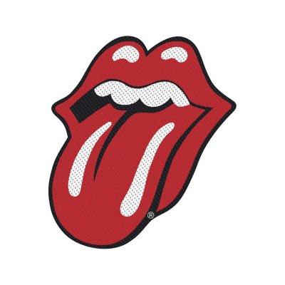 The Rolling Stones Patch Tongue cut out