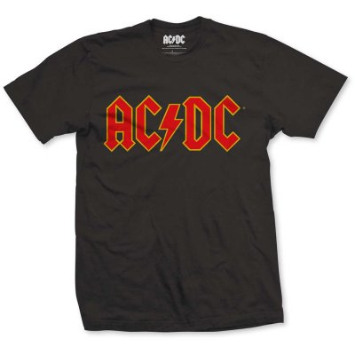 AC/DC Kindershirt Logo Schwarz Unisex