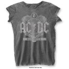 AC/DC Frauenshirt XS Black Ice Burn out