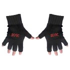 AC/DC fingerlose Handschuhe Logo