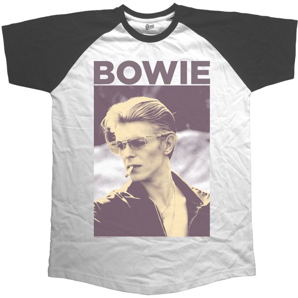 David Bowie Raglan-Shirt Smoking