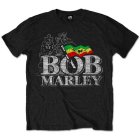 Bob Marley Shirt S Distressed Logo