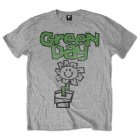Green Day Shirt S Flower Pot