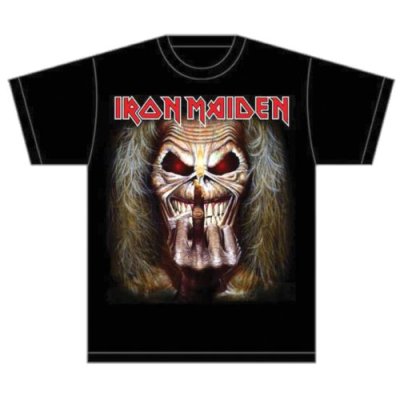 Iron Maiden Shirt Eddie Candle Finger