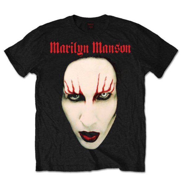 Marilyn Manson Shirt L Red Lips