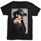 Lemmy Shirt pointing photo beidseitig bedruckt