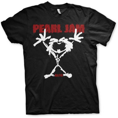 Pearl Jam Shirt S Stickman beidseitig bedruckt