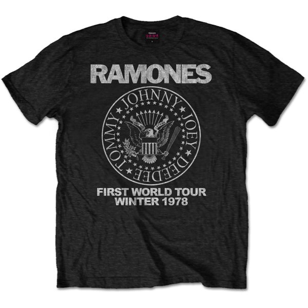 Ramones Shirt First World Tour 1978