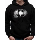 Batman Hoodie L Distressed Logo