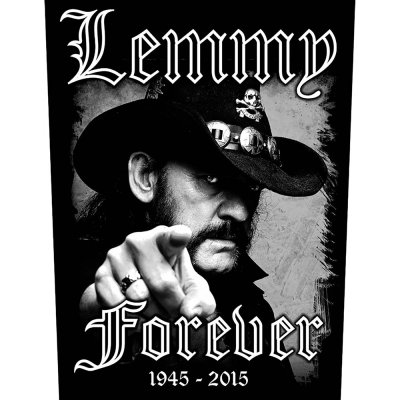 Lemmy Kilmister Backpatch "Forever" schwarz...