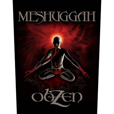 Meshuggah Backpatch Obzen schwarz rot