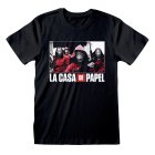 La Casa de Papel - Photo And Logo rundhals T-Shirt XXL Lizenzware Regular Fit