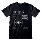 Star Wars - Tie Fighter Sletch T Shirt S