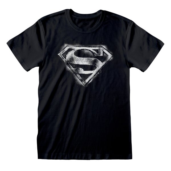 DC Superman &ndash; Distressed Logo T Shirt