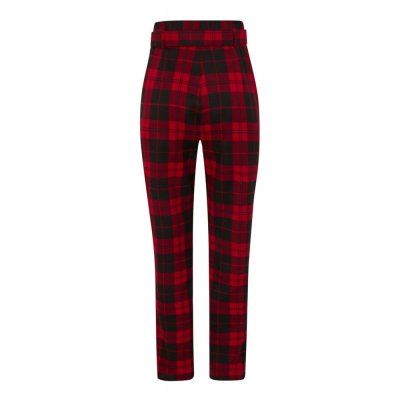 Collectif  L  THEA REBEL CHECK TROUSERS