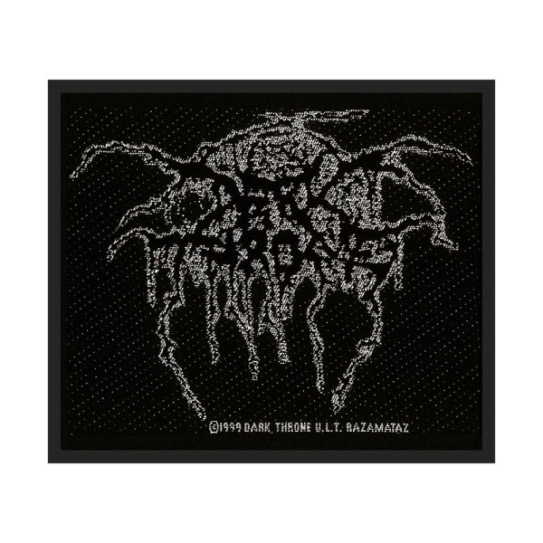 Darkthrone Lurex Logo Standard Patch offiziell lizensierte Ware