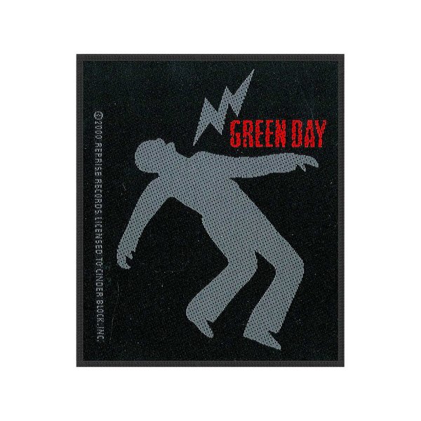 Green Day Lightning Bolt Standard Patch offiziell lizensierte Ware