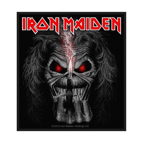 Iron Maiden Eddie Candle Finger Standard Patch offiziell lizensierte Ware