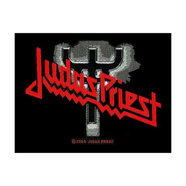 Judas Priest Logo Fork Standard Patch offiziell lizensierte Ware