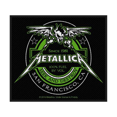 Metallica Beer Label Standard Patch offiziell lizensierte...