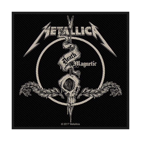 Metallica Death Magnectic Arrow Standard Patch offiziell lizensierte Ware
