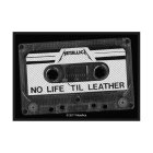 Metallica No Life Til Leather Standard Patch offiziell lizensierte Ware