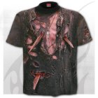 Spiral T-Shirt Zombie Wrap L Grau
