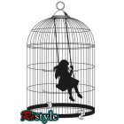 Restyle Top weiß a girl in a cage