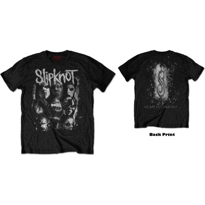 Slipknot T-Shirt Wanik White Splatter S Schwarz