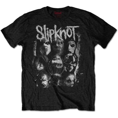 Slipknot T-Shirt Wanik White Splatter S Schwarz
