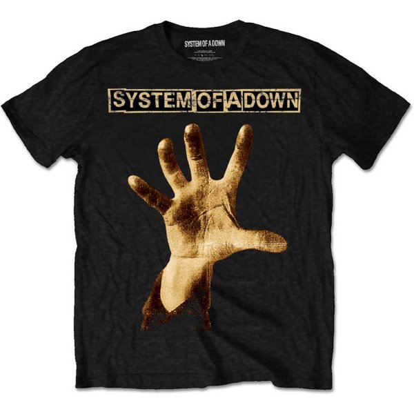 System of a Down T-Shirt Hand Schwarz