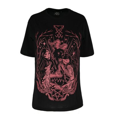 Restyle T-Shirt Lucifer Burgundy