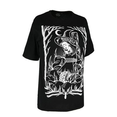 Restyle T-Shirt Burn The Witch Oversized S