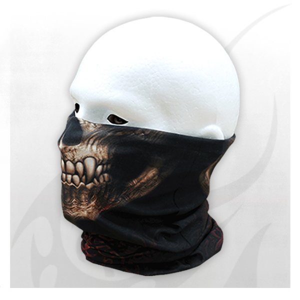 Spiral Mulifunktionale Maske Goth Skull