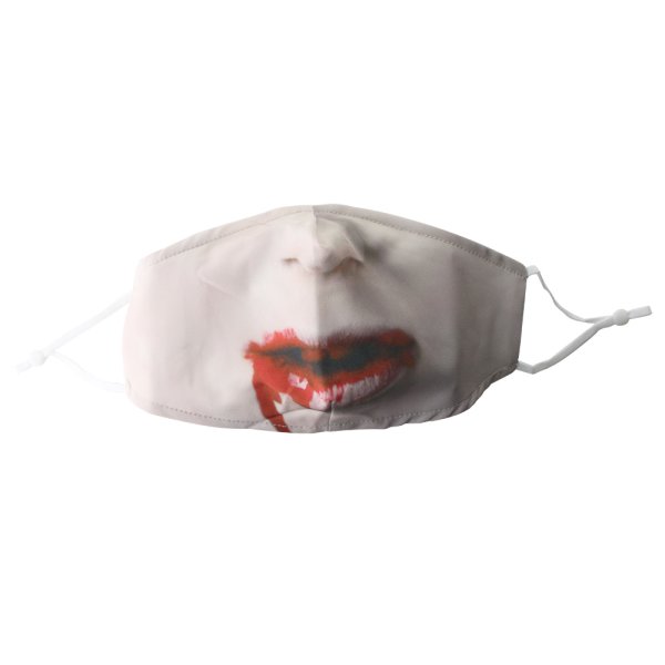 Mund-Nasen-Maske Blut Tropfen