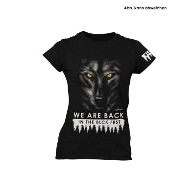 Blck Frst Wolf Girly XS mit Ärmellogo, Shirt