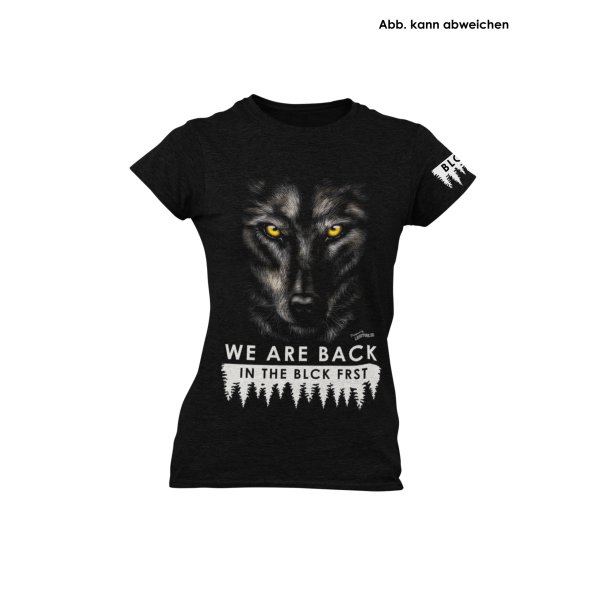 Blck Frst Wolf Girly XL mit Ärmellogo, Shirt