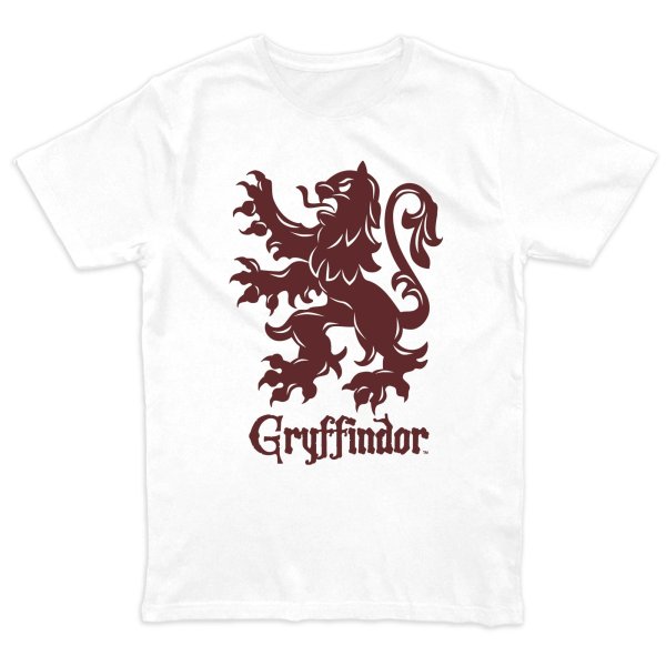 Harry Potter Griffindor Crest T-Shirt Weiss